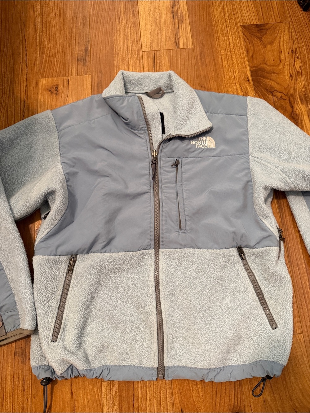 The North Face Light Blue Sherpa Fleece Jacket
